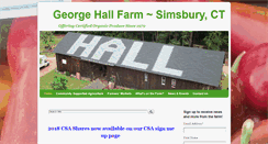 Desktop Screenshot of georgehallfarm.com